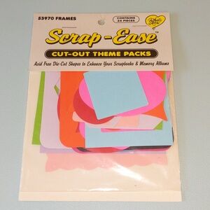 Die-Cut "Frame" Shapes Scrap-Ease Theme Pack Scrapbook Junk Journals Albums New